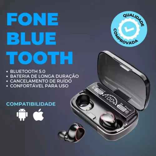 Fone de Ouvido Bluetooth F9 TWS